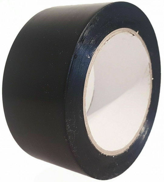 PVC Klebeband XL 33m Schwarz matt Schutzband Markierungsband Floor Tape