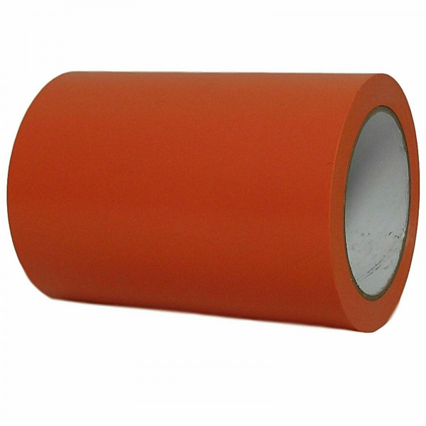 PVC Klebeband Orange matt 150mm x 33m Schutzband Vinyl Abklebeband