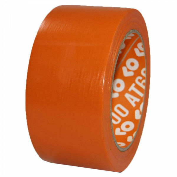 AT6000 PVC Klebeband für Baugewerbe 50mm/70mm x 33m Orange Wetterbeständig